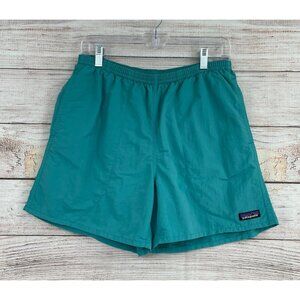 Patagonia NetPlus Shells Lined Swim Trunks Men's Medium‎ Blue/Green/Turquoise